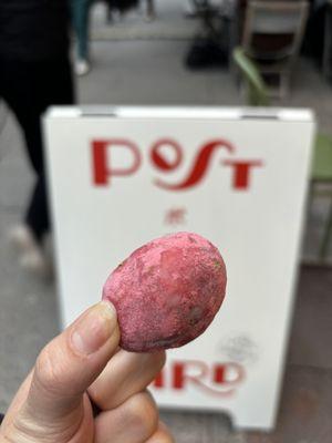 Raspberry Mochi Donut