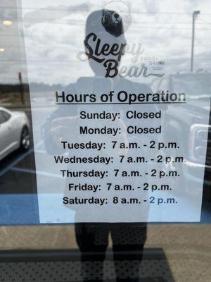 Hours of operation