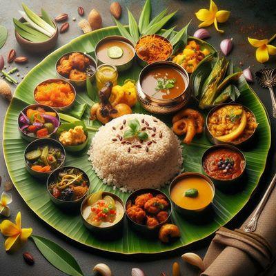 Brown Rice Vegan/Vegetarian Thali