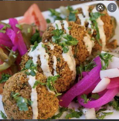 Falafel sandwich