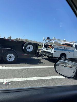 This driver just about re-ended me today on the 67 after I tried to get over to exit the freeway.