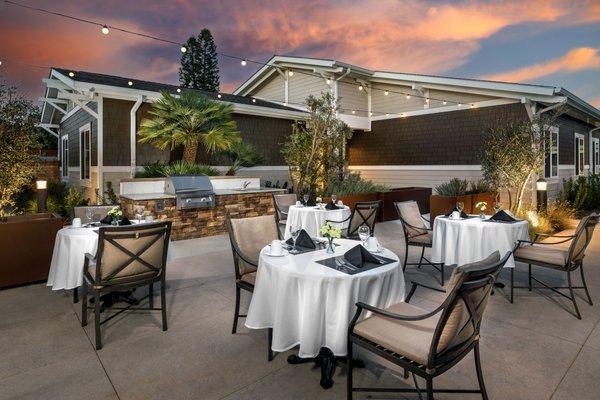 Savor patio dining