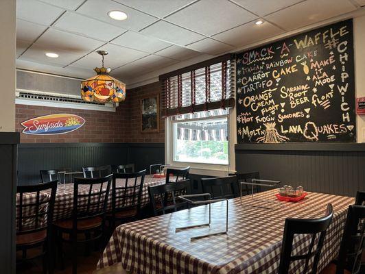 View from table - dining area