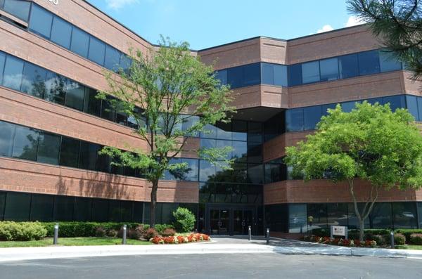 This is the exterior of the office building where our dental office ls located in Columbia, MD