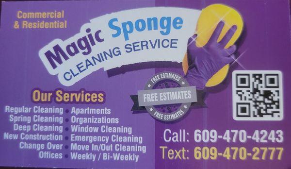 When our sponge passes through your house you will see the magic of our experience