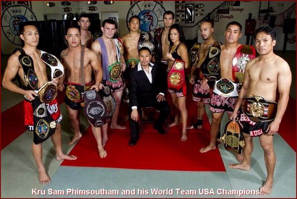 WBC, IKKC, IKF, USMF, Rebel Fighter, ISKA & WCSC World Champions