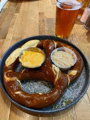 GIANT pretzel and Market Garden draft!