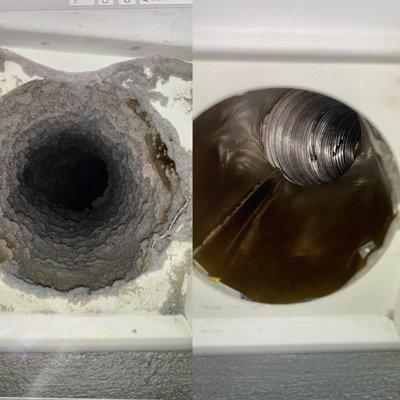 We now offer dryer vent cleaning! Clogged vents are one of the main causes of house fires in the US!