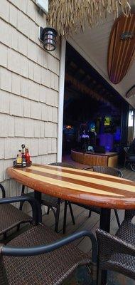 Fun surf board tables