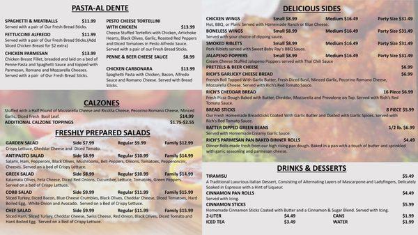 Current Menu Side B