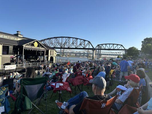 Bridge going into Louisville.