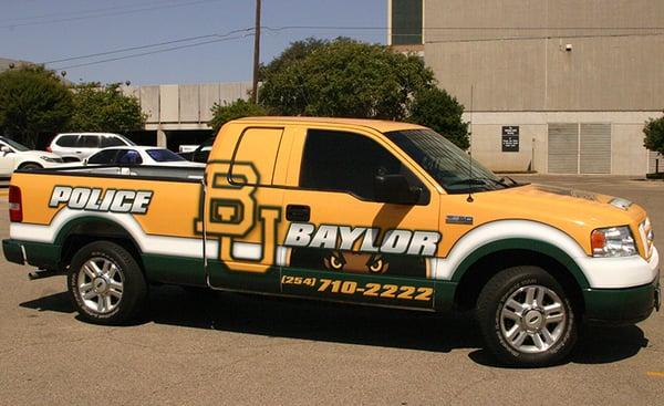 Baylor Truck Wrap