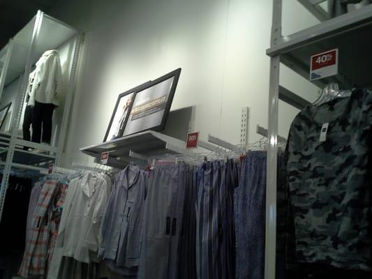 Inside Gap Factory Store, Marina Square Shopping Center, San Leandro, CA.