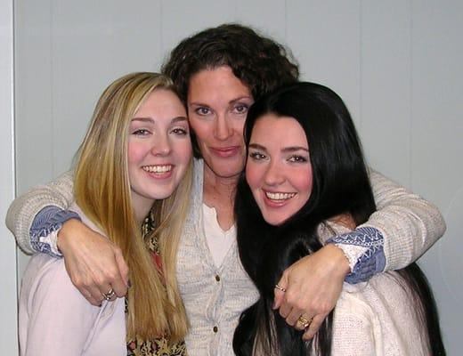 Beautiful Mother/daughters. Color and makeup by Edye