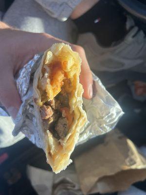 Epic "Queso" Asada Burrito