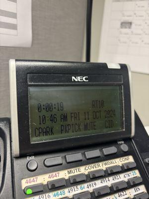 I call from my work phone and they answered right away!! While still being on hold on my personal phone.