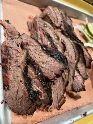 Yummy. 1 pound fatty brisket.