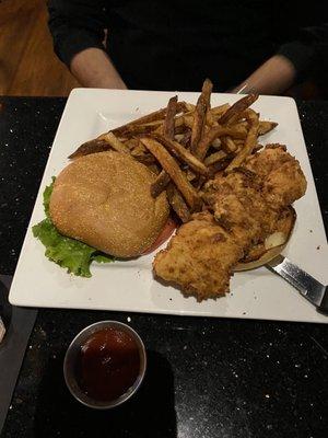 Fried Grouper Sandwhich