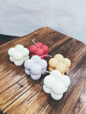 Handmade cloud candles