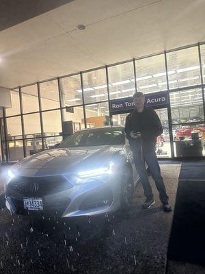 My oldest son just upgraded from his TSX to this sporty TLX.