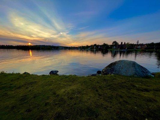 Magnificent sunsets over Rangeley Lake!