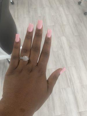 Full set with gel polish number 181