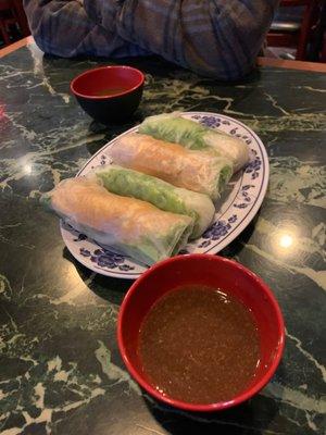 Tofu spring rolls