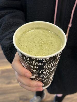 16 oz matcha latte