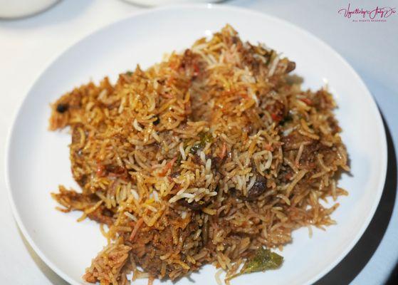 Signature GOAT DUM BIRYANI - reminiscent of DUM PUKHT in NEW DELHI, INDIA!