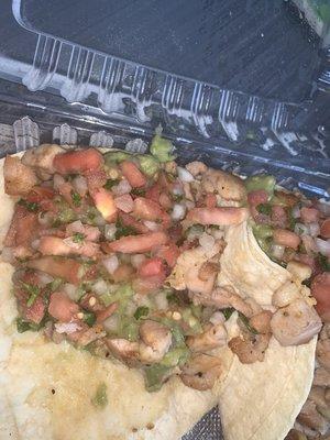 #9. Two Chicken Tacos