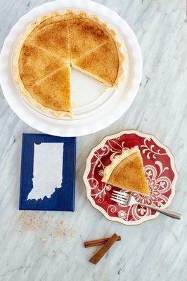 Sugar Cream Pie- The official state pie of Indiana