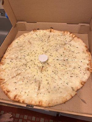 Large White Pizza