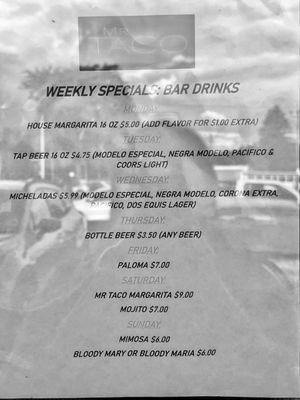 Weekly Specials Taken 9/27/2023