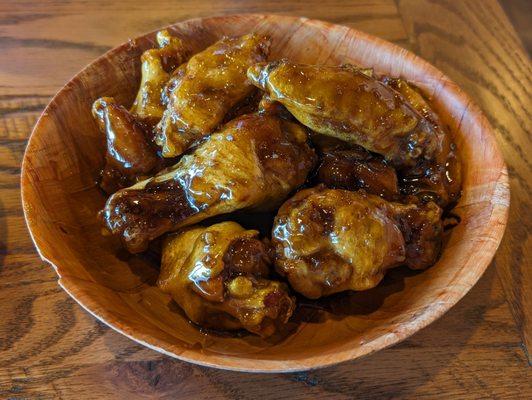 Honey garlic chicken wings (10)