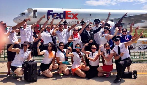 Most Team Spirit Award @ The Plane Pull for the Special Olympics