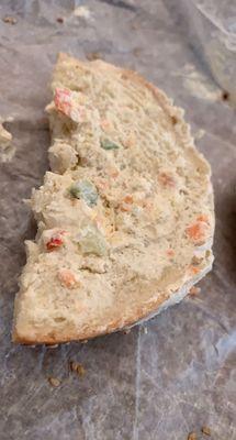 Veggie cream cheese