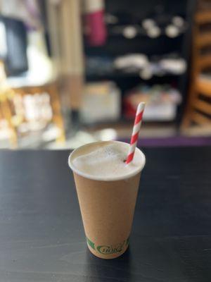 16oz Iced Latte with Oat Milk & Iced Coffee Cubes (~$6)