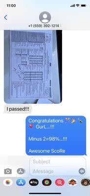 Comments and ResuLtS of Students BehinD The WhEEL Drive TesT