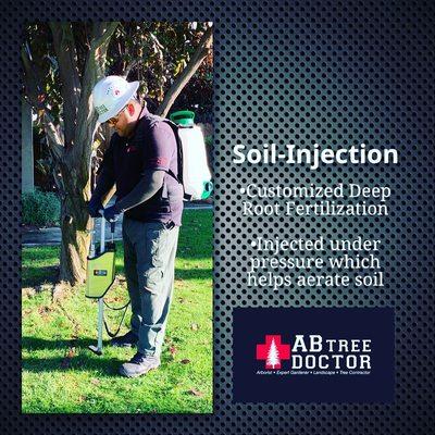 AB Soil Injection  *Accurate dosing *Precise & repeatable dosing *Injected under pressure which helps aerate