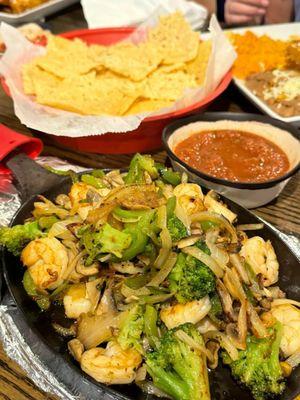 Shrimp Fajitas