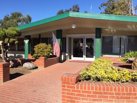 Front of the building- main entrance on Presidio Way