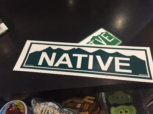 Bigger native stickers