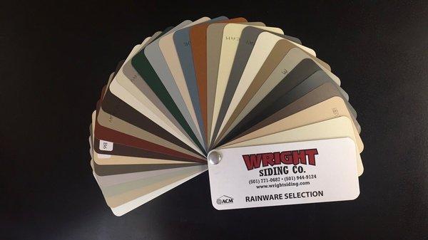 Wright Siding Co.- Gutter Coil Color Swatch