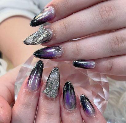 Hand mix Colors with Chrome and Butterfly