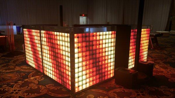 360 LED DJ booth