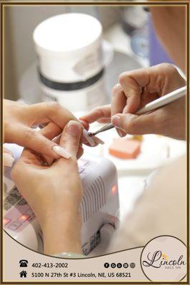 As soon as you walk in Lincoln Nails Spa, you are greeted with warm smiles and friendly hellos