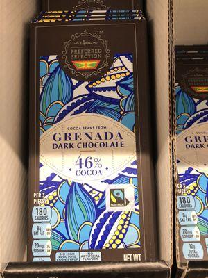 Granada, dark chocolate 46%  Lead and cadmium not listed