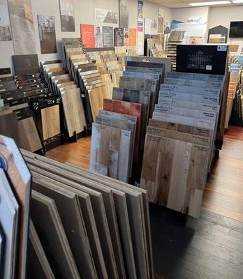 We have numerous collections of Luxury Waterproof Flooring, Laminate and Hardwood Flooring.