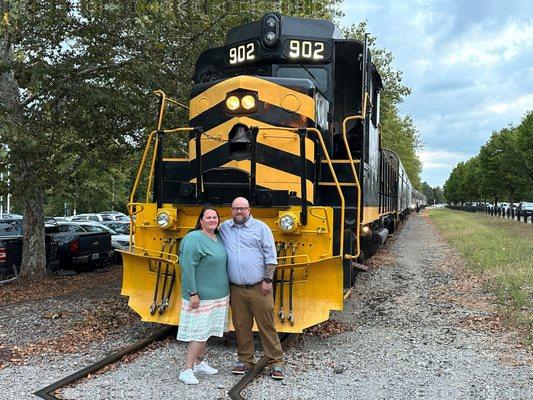 The Cincinnati Dinner Train's current Engine. It has over 4 Million Miles on it!!!