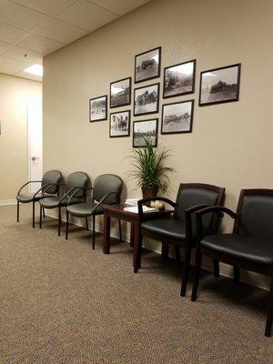 Enid office waiting room.